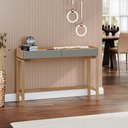 Ver mais imagens de Cristaleira 2 Portas Vidro Canelado Aparador 2 Gavetas Oak Ferrolack Milani Store