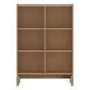 Ver imagem 6 de Cristaleira 2 Portas Vidro Canelado Aparador 2 Gavetas Oak Ferrolack Milani Store