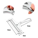 Ver imagem 2 de Fatiador de Queijo e Presunto Aço Inox com Fio Ajustável Única