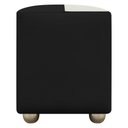 Ver imagem 4 de Puff Decorativo Quadrado Penteadeira Urban - Preto-bege Corino