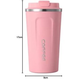 Copo Térmico com Tampa 510ml 2444682 Rosa - Quanhe - 5
