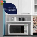 Ver imagem 4 de Cozinha Compacta em Aço Topázio 9 Portas com Vidro Branco - Telasul