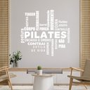 Ver imagem 1 de Adesivo Decorativo Palavras Motivação Pilates Movimento Cura Decoração Studio Kanto Store Adesivo de