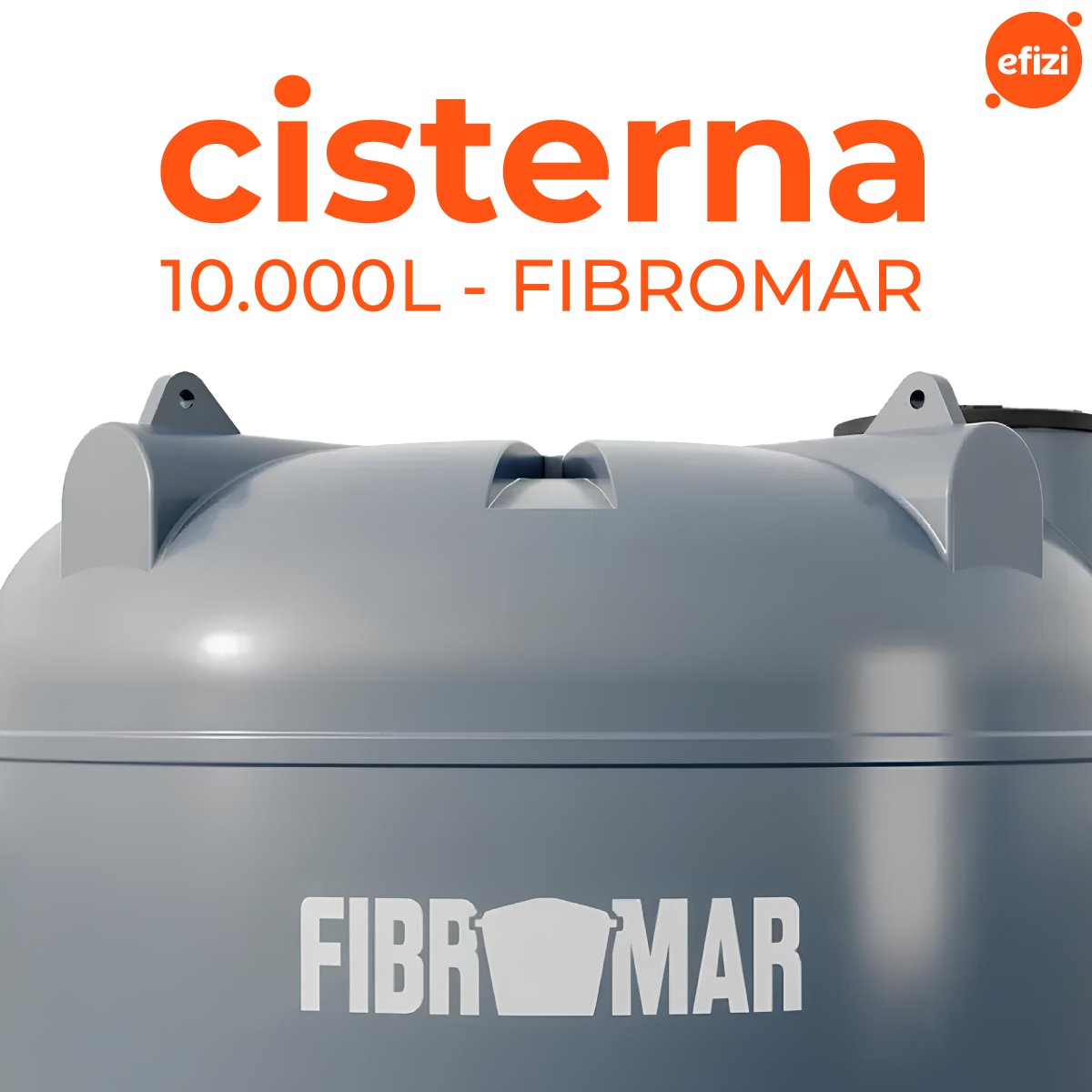 Cisterna 10.000 Litros Polietileno Fibromar - 2