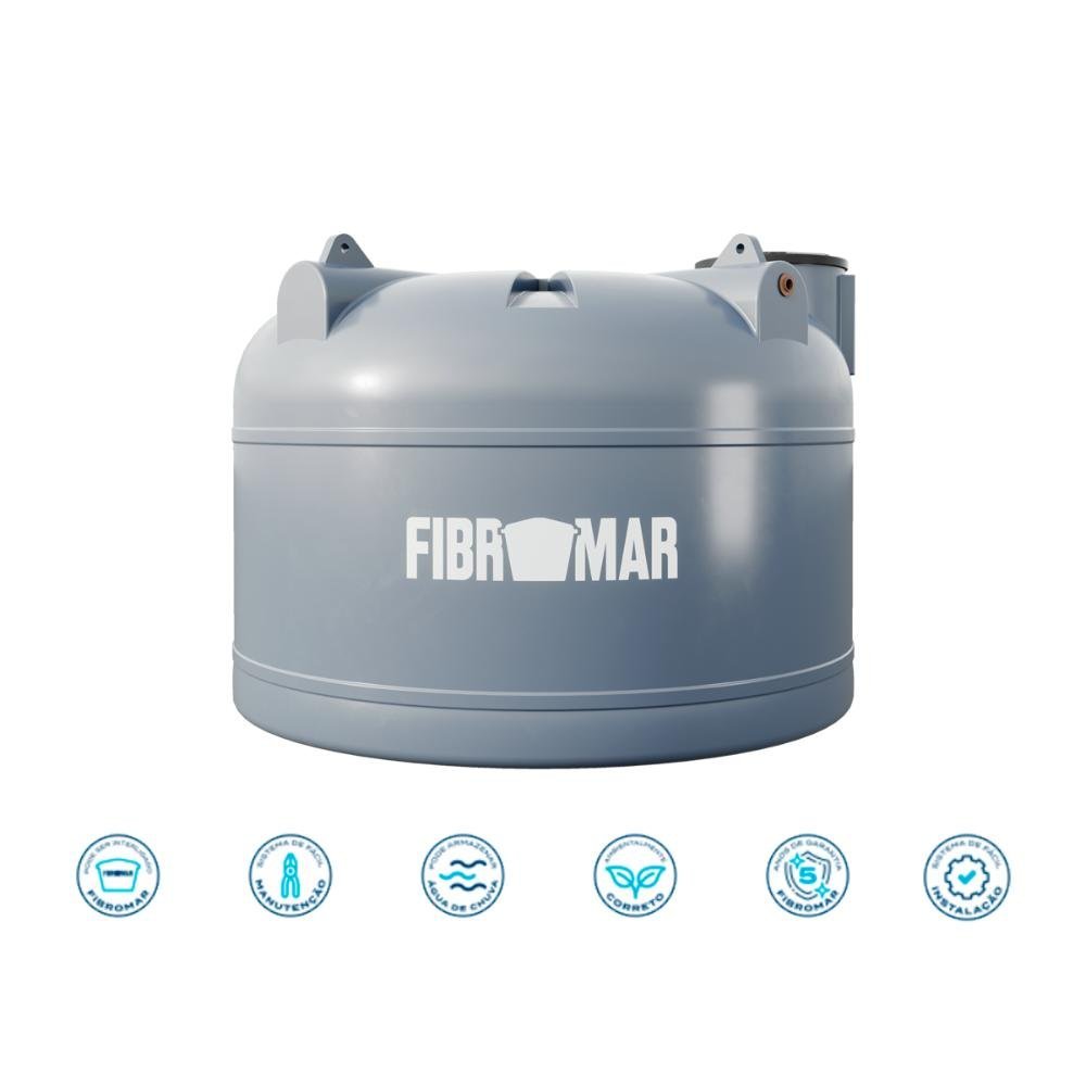 Cisterna 10.000 Litros Polietileno Fibromar - 3