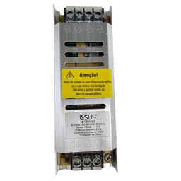 Fonte Driver Slim Chaveada 5A 12V Fita de Led Perfil CFTV Camera Iluminaçao Segurança Lustre Circuit - 3
