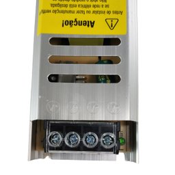 Fonte Driver Slim Chaveada 5A 12V Fita de Led Perfil CFTV Camera Iluminaçao Segurança Lustre Circuit - 5