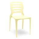 Ver imagem 2 de Kit 04 Cadeiras para Cozinha Área Gourmet Jardim Empilhável Larsen P03 Amarelo - Lyam Decor