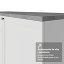 Ver imagem 6 de Buffet Aparador com Adega 100cm 2 Portas Branco Vik Madesa 16