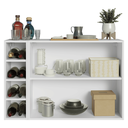 Ver imagem 5 de Buffet Aparador com Adega 100cm 2 Portas Branco Vik Madesa 16