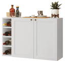 Ver imagem 2 de Buffet Aparador com Adega 100cm 2 Portas Branco Vik Madesa 16