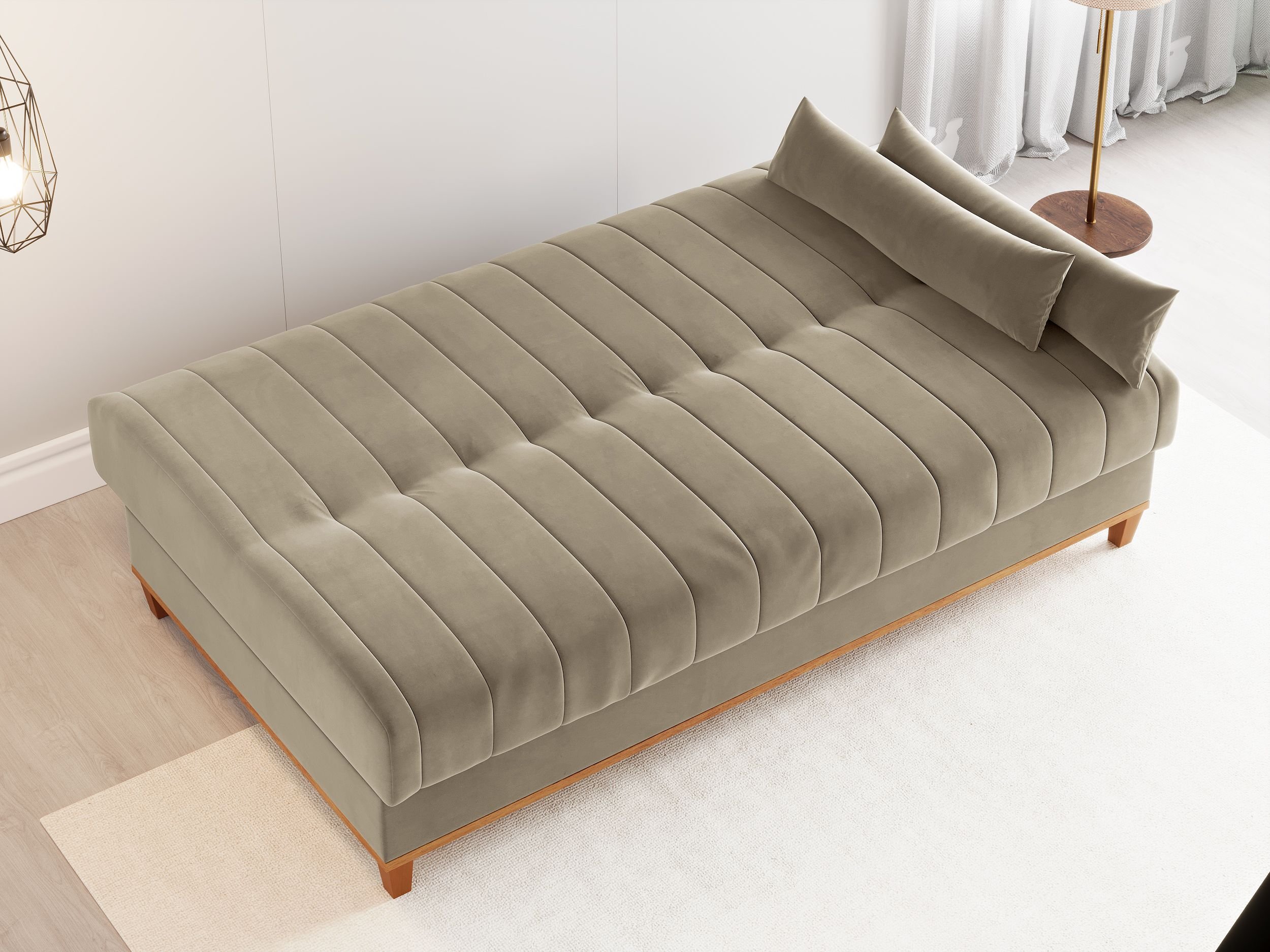 Sofá Cama 1,80cm Reclinável 3 Lugares Colors - 3