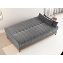 Ver imagem 4 de Sofá cama 3 lugares 1,80m Veludo Colors