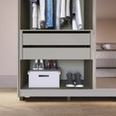 Ver imagem 6 de Guarda-roupa com Espelho 4 Portas Órion