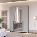 Ver imagem 1 de Guarda-roupa com Espelho 4 Portas Órion