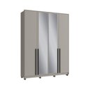 Ver imagem 2 de Guarda-roupa com Espelho 4 Portas Órion