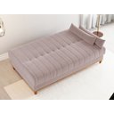 Ver imagem 4 de Sofá Cama 3 Lugares 1,80m Veludo Colors Rosa