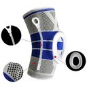 Ver imagem 1 de Joelheira Ortopedica Compressao Gel Silicone Previne Dores Melhora Articulaçao Joelho Exercicio