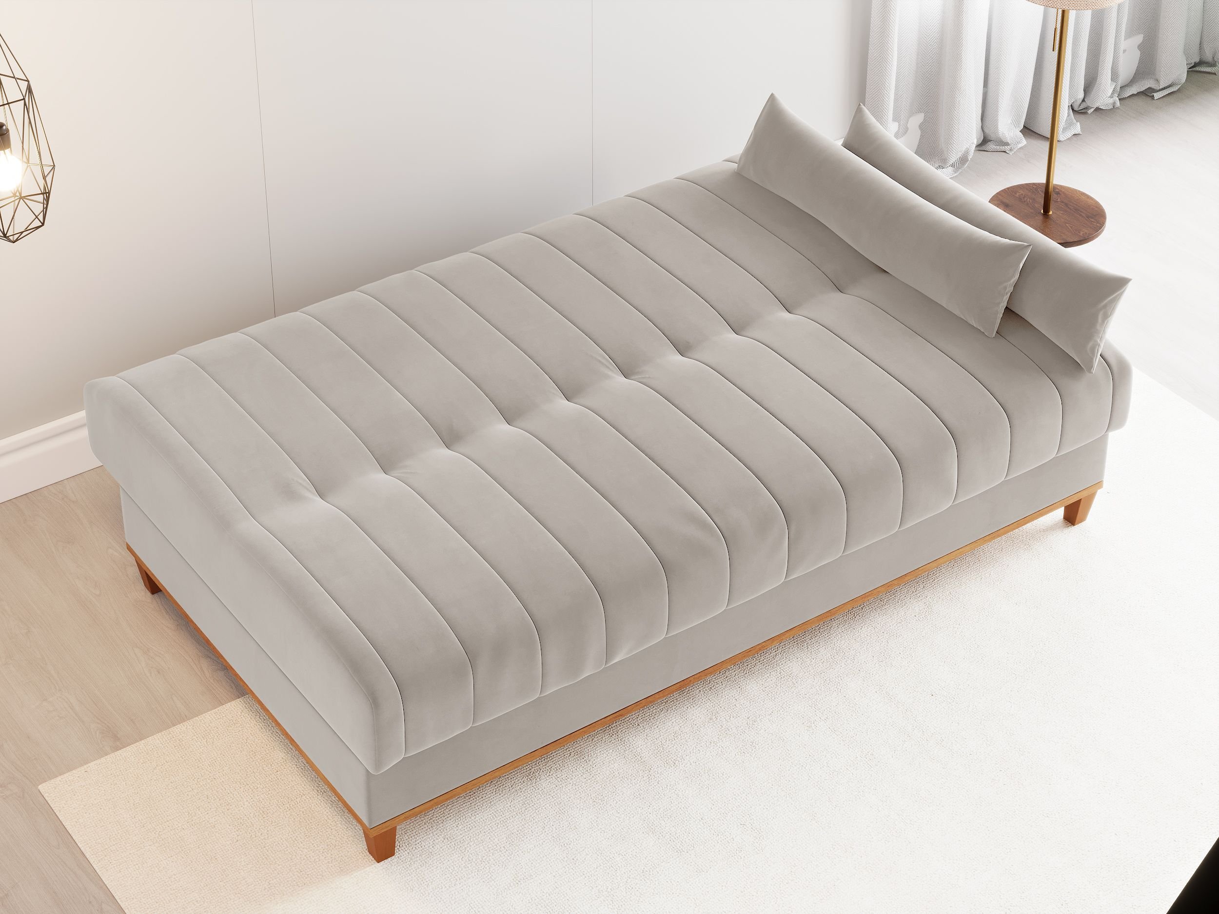 Sofá Cama 1,80cm Reclinável 3 Lugares Colors - 3