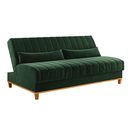 Ver imagem 2 de Sofá cama 3 lugares 1,80m Veludo Colors