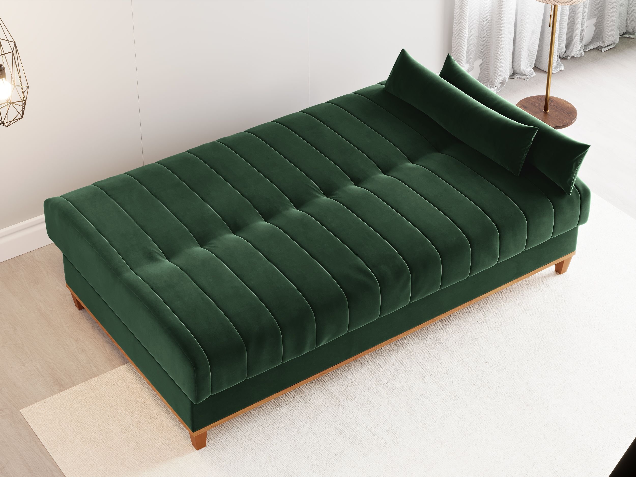 Sofá Cama 1,80cm Reclinável 3 Lugares Colors - 3