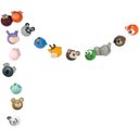 Ver imagem 2 de Luminária Infantil Bichinhos Cormilu Led, À Pilha, 10 Bolas, 1.5m