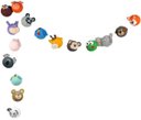 Ver imagem 2 de Luminária Infantil Bichinhos Cormilu Led, À Pilha, 10 Bolas, 1.5m