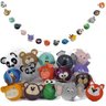 Luminária Infantil Bichinhos Cormilu Led, À Pilha, 10 Bolas, 1.5m - 1