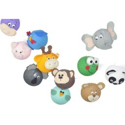 Luminária Infantil Bichinhos Cormilu Led, À Pilha, 10 Bolas, 1.5m - 3