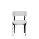Ver imagem 7 de Conjunto de Jantar Mesa Orgânica Gaya 6 Cadeiras Amy - Preto C/ Off White