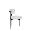 Ver mais imagens de Conjunto de Jantar Mesa Orgânica Gaya 6 Cadeiras Amy - Preto C/ Off White