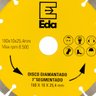 Disco Diamantado Segmentado 7 - 180 X 10 X 25,4 Mm - Eda - 3