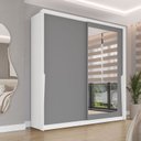 Ver imagem 1 de Guarda-Roupa 2 Portas de Correr 2 Gavetas com Espelho Porto