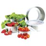 Conjunto Potes para Alimentos Aço Inox com Tampa Resistente Jogo de Tigelas 5 - 1