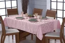 Ver imagem 2 de Toalha de Mesa 6 Lugares Jacquard 200x135 Admirare - Rosé