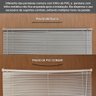 Persiana Pvc Trilho Metálico 120larg X 220alt - Cinza - 6