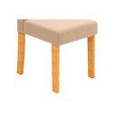 Ver imagem 7 de Conjunto: Mesa de Cozinha Celeste C/ Tampo Madeirado C/ Vidro Redondo 103x103cm e 4 Cadeiras Zoe