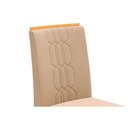 Ver imagem 6 de Conjunto: Mesa de Cozinha Celeste C/ Tampo Madeirado C/ Vidro Redondo 103x103cm e 4 Cadeiras Zoe