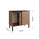 Ver imagem 4 de Balcao para Cozinha Canto Reto Giovanna