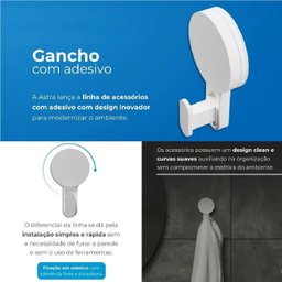 Gancho com Adesivo para Organização - 7
