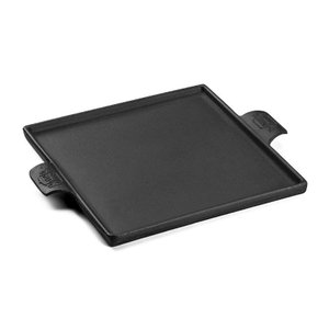 Chapa Petisco Quadrada Alça de Ferro Panela Mineira 24x24cm