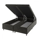 Ver imagem 1 de Base de Cama Box Queen Vision com Baú Capuccino - Vian