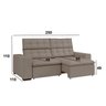 Sofá 4 Lugares Retrátil e Reclinável 250cm Lugano - 4