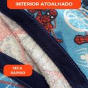 Ver imagem 5 de Roupão Atoalhado Infantil Lepper Antialérgico Homem Aranha Kimono com Manga:p