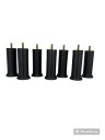 Ver imagem 3 de Kit 12 Pés Pretos para Cama Box Quenn 12cm Altura Resistente