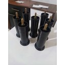 Ver mais imagens de Kit 12 Pés Pretos para Cama Box Quenn 12cm Altura Resistente