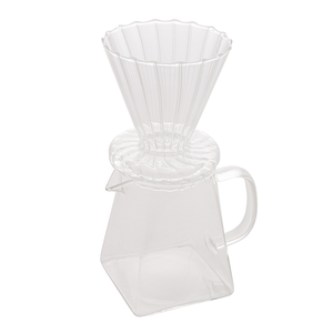 Cafeteira e Filtro de Vidro Borossilicato 500ml