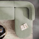 Ver imagem 7 de Sofá Modular Celinne Luxuoso Sala de Estar Decoração Luxo 265cm Bouclé