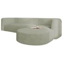 Ver imagem 6 de Sofá Modular Celinne Luxuoso Sala de Estar Decoração Luxo 265cm Bouclé