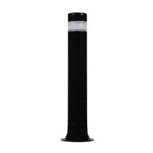 Poste Balizador Luminária Aura Casa Sítio Jardim 55cm Preto